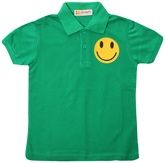 Casual Collar Neck T-Shirt With Smiley Print