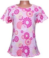 Half Sleeves Top - Flower