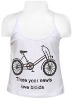 Fancy Singlet Top With Attractive Print