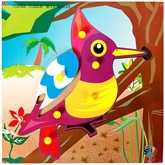 Skillofun Theme Puzzle Standard - Wood Peacker