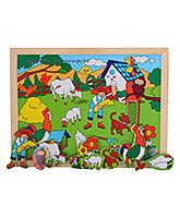 Magnetic Twin Play Tray - Bright And Sunny Day