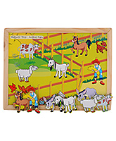  Magnetic Twin Play Tray - Animal Barn 