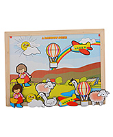 Skillofun - Magnetic Twin Play Tray - Rainbow Scene