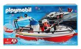 Pretend Play  - Playmobil - Fire Boat  Trailer