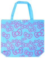 Multi-Utility Bag -Pink Bow Print Blue