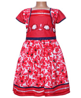 SAPS - Half Sleeves Flower Print Frock