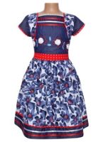SAPS - Half Sleeves Flower Print Frock