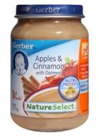 Gerber - Nature Select 3rd Food Apple & Cinnamon With Oatmeal