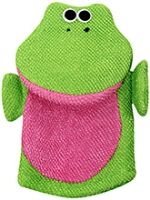 Bath Glove - Frog Pattern Green