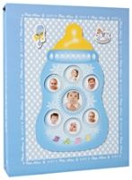 Milk Bottle Designed Photo Album - Blue