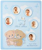 Bear Print Photo Album - Blue