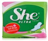 She Comfort Ultra XXL Wings Sanitary pads