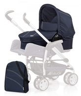 Hauck Pram And Changing Bag - Trio Navy 