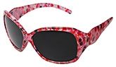 Baby Sunglasses - Dotted Dark Pink Black