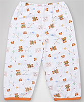 Casual Bottom With Bear Print