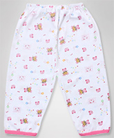 Casual Bottom With Bear Print