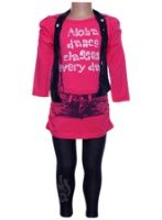 Full Sleeves Top and Leggings Set
