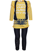 Full Sleeves Top and Leggings Set