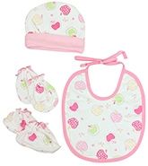 Baby Cap And Booty And Bib Set
