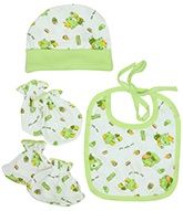 Bonnet Set With Bib