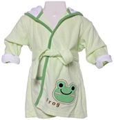 Carters - Bathrobe with Hood And Frog Print