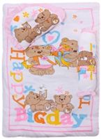 Baby Bed Set - Bear Print