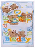 Baby Bed Set - Bear Print