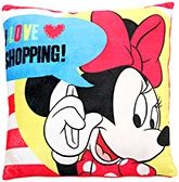 I Love Shopping Cushion Red Color Micky Image