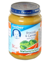 Gerber® Broccoli & Carrots with Cheese