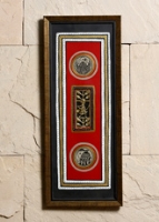 Captivating Wooden Wall Hanging With Dhokra Work 