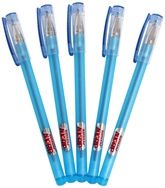 Natraj Allgrip Ball Pen - Blue 5 Pieces, With superior non fading German ink