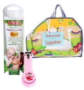Combo pack of  Nail Clipper,Nipple Lanolin & Feeding Pillow (Pack of 3)