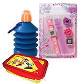 Chhota Bheem Lunch Box with Collapsible Bottle & Digital Watch