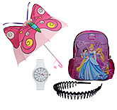 Disney Backpack with Wrist Watch,Umbrella & Hair Band