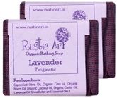 Rustic Art Lavender Organic Bathing Soap (Pack Of 2) 