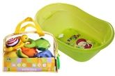 Baby Bather with Mee Mee Bath Toys Combo (Set of 2)