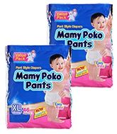 Mamy Poko Pants Pant Style Diapers Size XL (12 - 17 kg), 46 (Combo pack of 2)