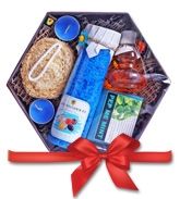 Soulflower Hexagon Ocean Blue Gift Set