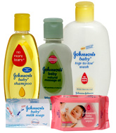 Johnson & Johnson Baby Bathing Time Combo (Set of 5)