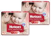 Huggies Total Protection M (5 - 11 Kg), 58 Pieces (Combo Pack of 2)