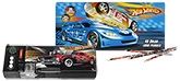 Hot Wheels Pencil Box with Hot Wheels Color Long Pencils (Set of 2)