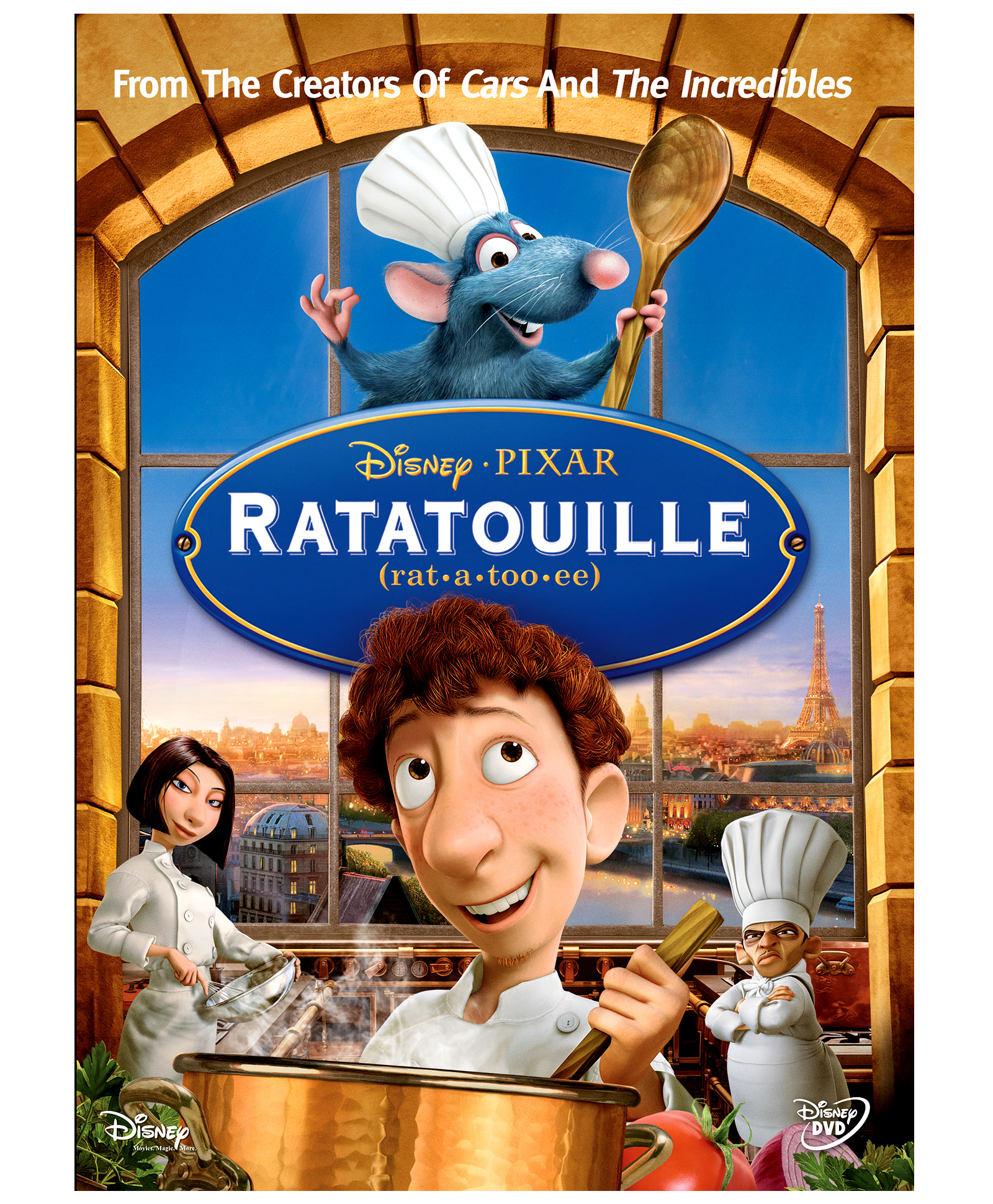 Image result for ratatouille dvd cover