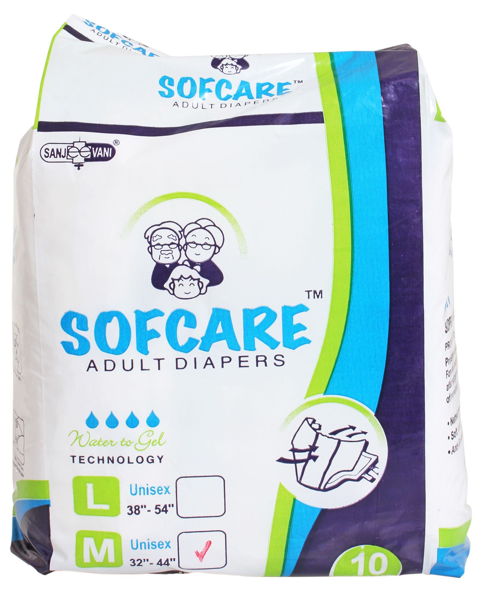 Sofcare Adult Diapers - Medium. Roll Over Image To Magnify Sofcare Adult Diapers - Medium. Roll Over Image To Magnify