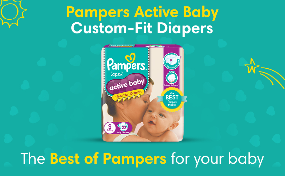 pampers active small
