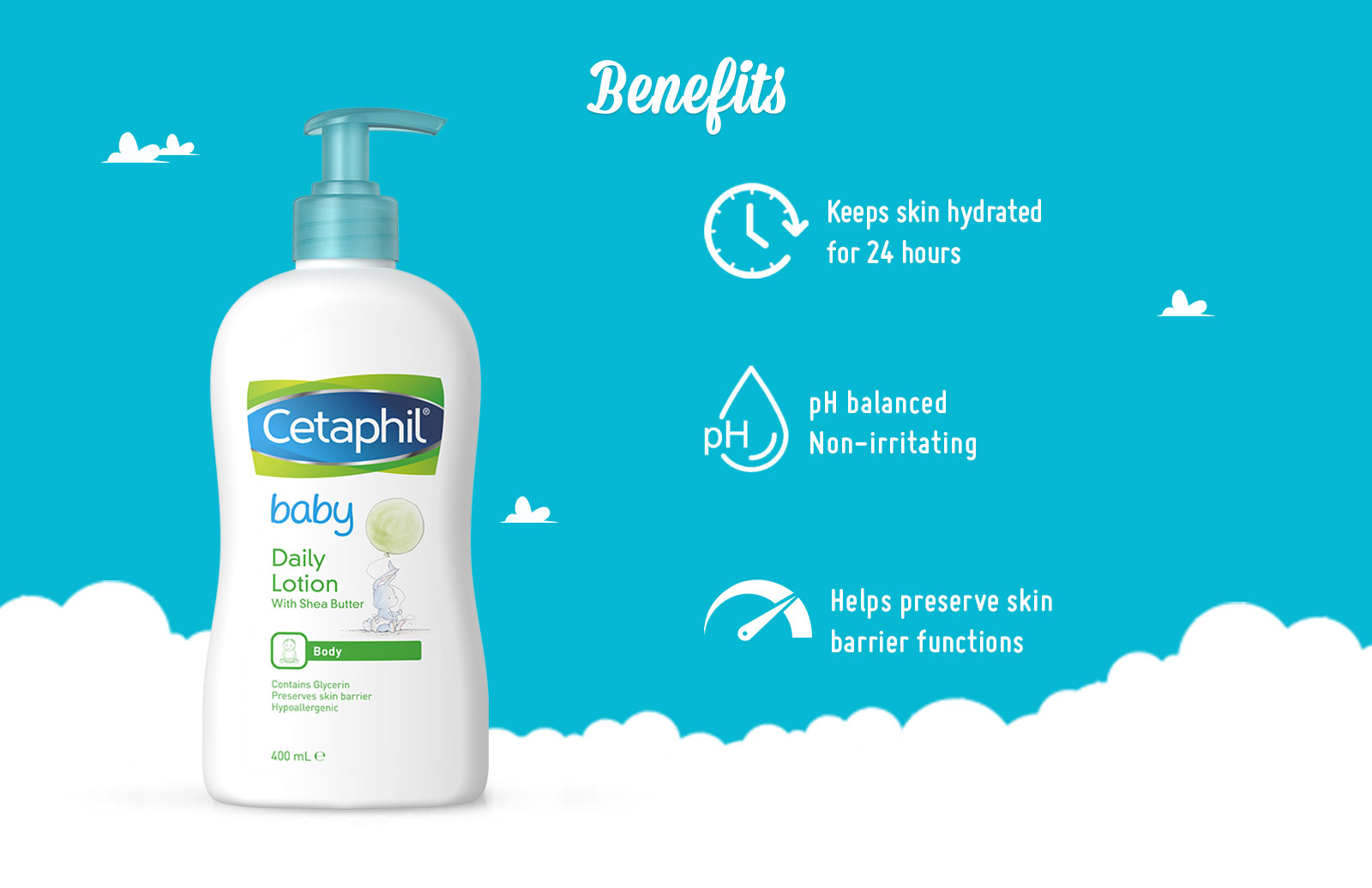 cetaphil baby daily lotion 400ml