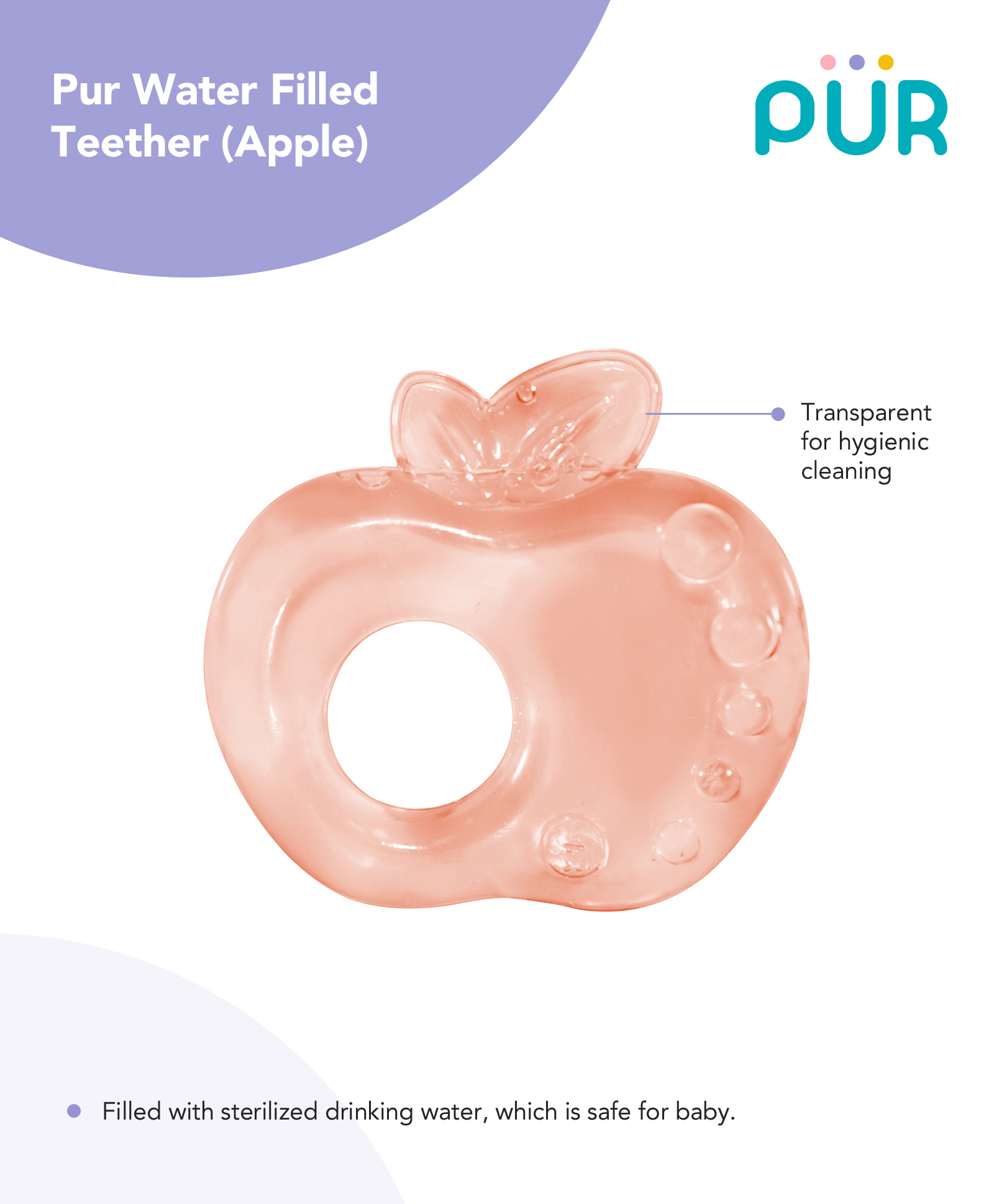 water filled teether safe
