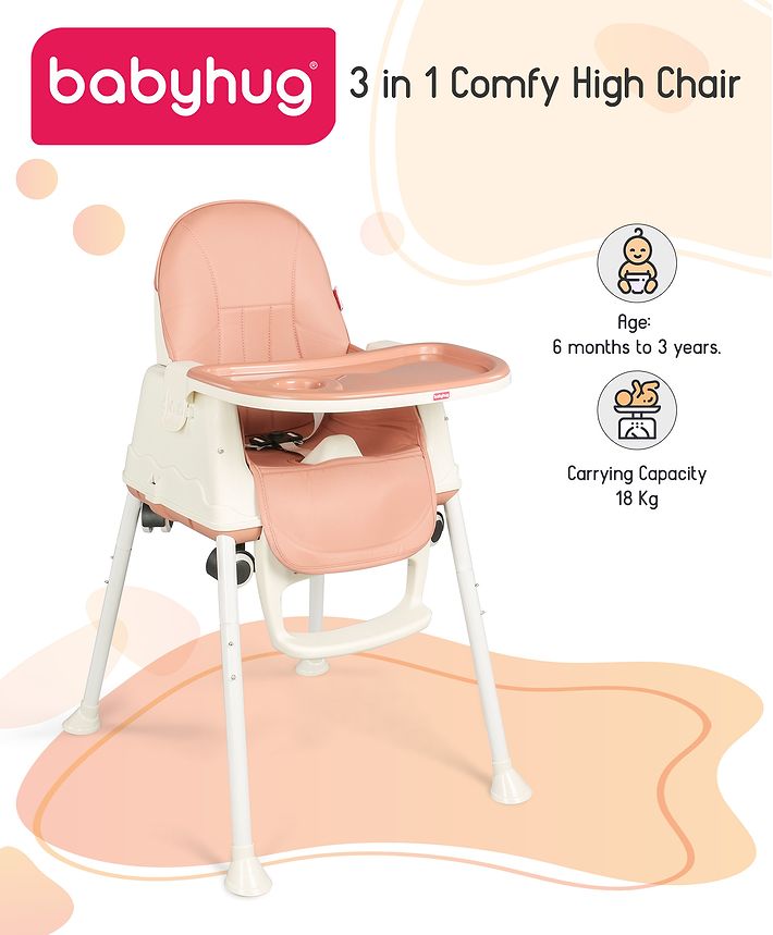 babyhug 3 in 1 comfy high chair