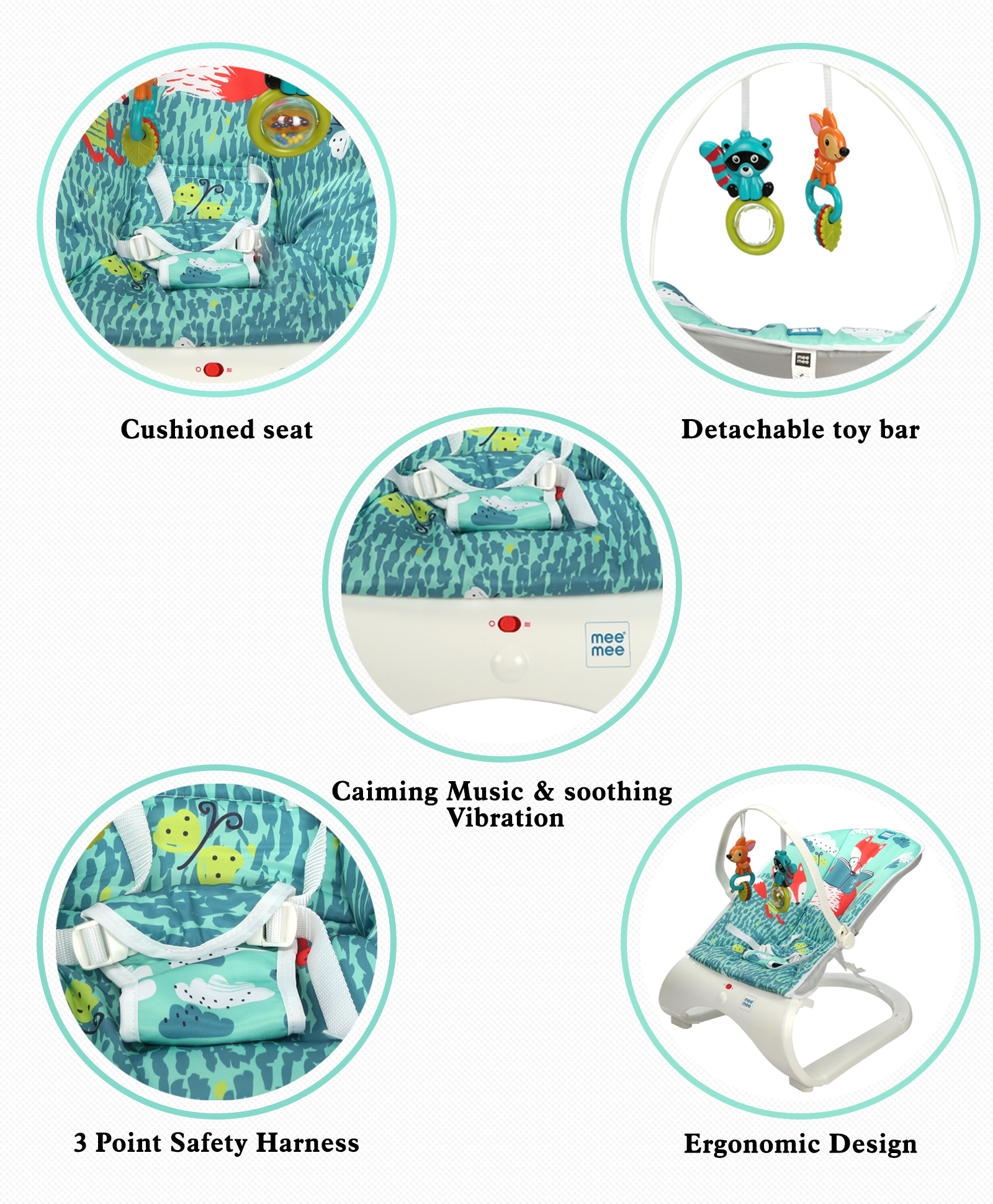 mee mee baby bouncer