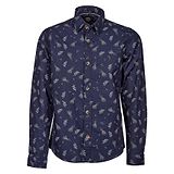 Indian Terrain Full Sleeves Printed Shirt - Blue