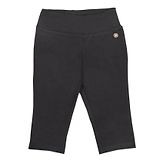 Tiny Girl Solid Capri Pants - Black